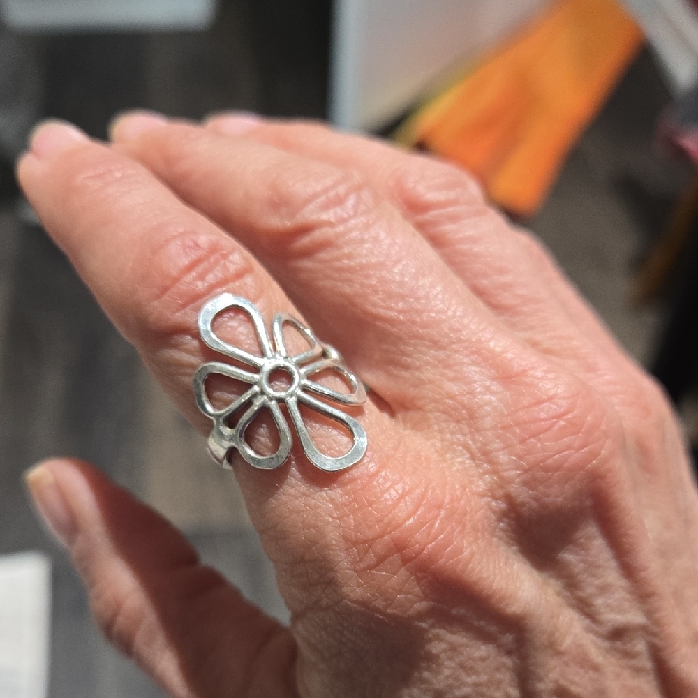Sterling Silver Blossom Ring